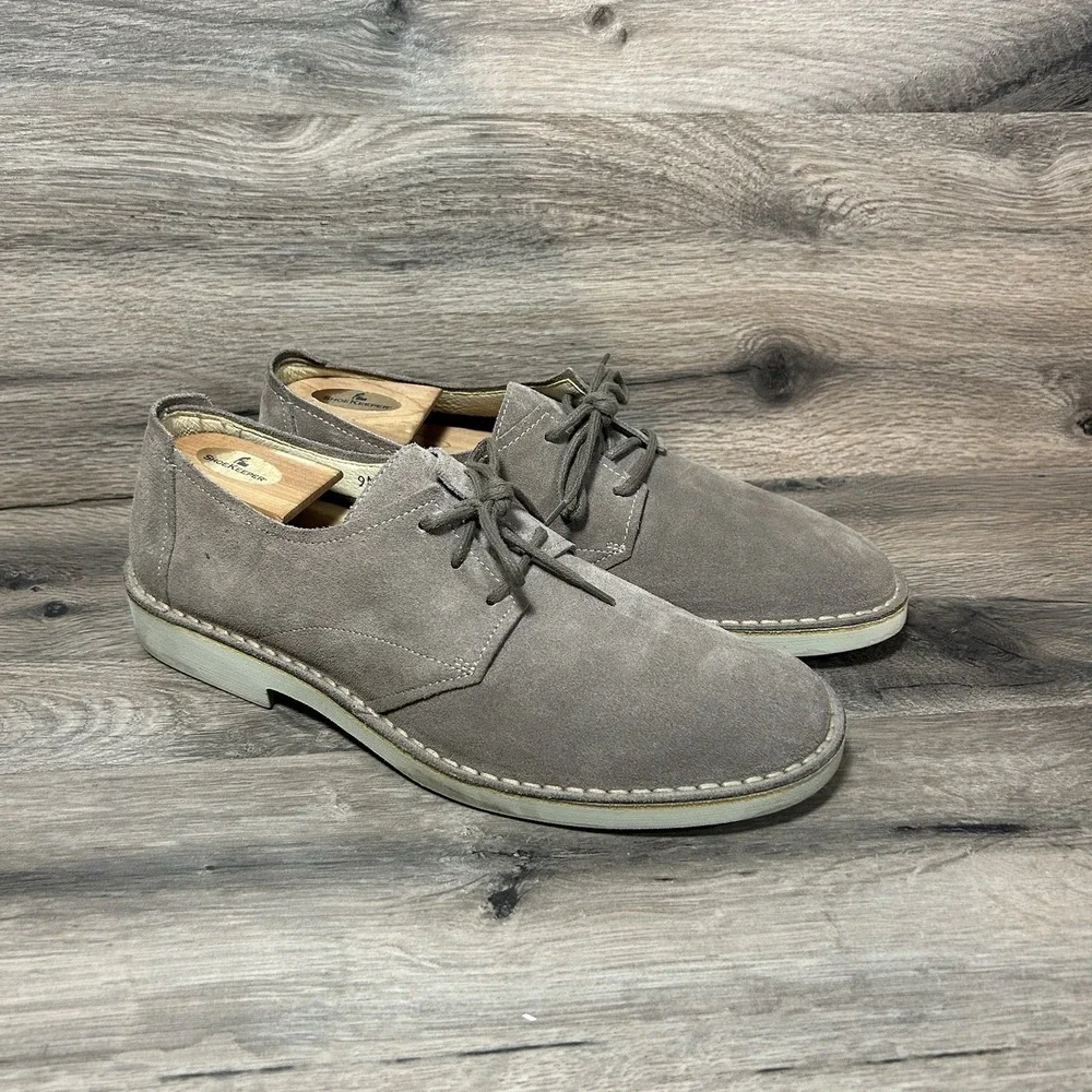 Barney's New York Taupe Beige Dress Shoes Men Size 9 Only Worn Twice
